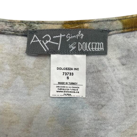 Simply Art by Dolcezza Abstract Art Graphic Print Colorful Top Sz Small Artsy - Picture 8 of 9